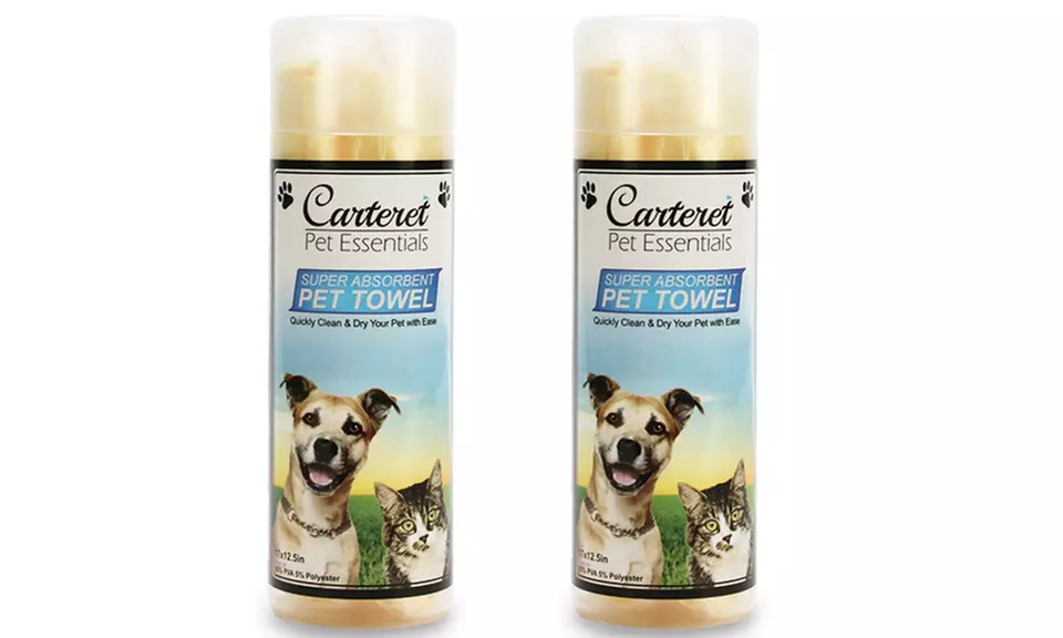 Super Absorbent Pet Towels (2-Pack) - Second Medium
