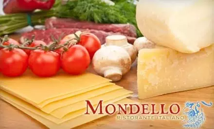 $25 for $50 Worth of Authentic Sicilian Cuisine at Mondello Italian Restaurant in Magnolia Village - Primary Image