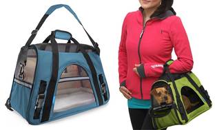 image for Soft-Sided Airline Approved Travel Pet Carrier