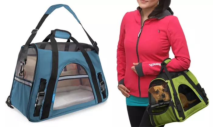 Soft-Sided Airline Approved Travel Pet Carrier - Primary Image