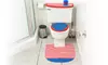 4-Piece Patriotic Bathroom Set with Contour Rug