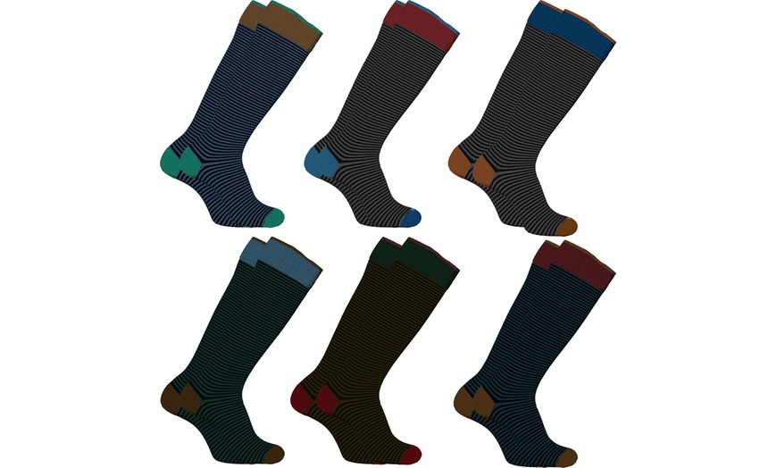 Image 2: Lot de 6 ou 12 chaussettes longues 39-46 Enrico Coveri