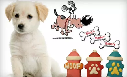 $7 for $15 Worth of Dog Treats and More at Bing’s Barkin’ Bakery - Primary Image