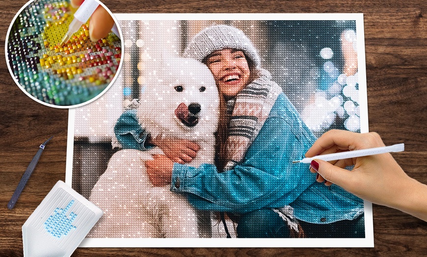 Image 7: Personalisierbare Foto-Diamond-Painting