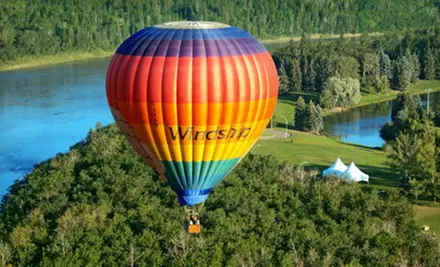 One-Hour Hot Air Balloon Ride for One or Two on a Weekday Morning or Anytime from Windship Aviation (Up to 43% Off) - Primary Image