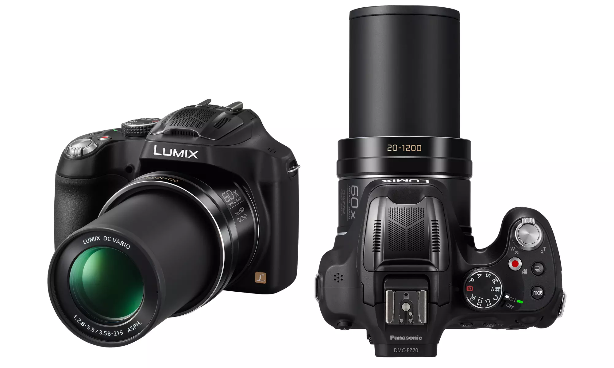 Panasonic Lumix FZ70 16MP 60x Zoom Camera Kit (Manufacturer Refurbished) - Primary Image