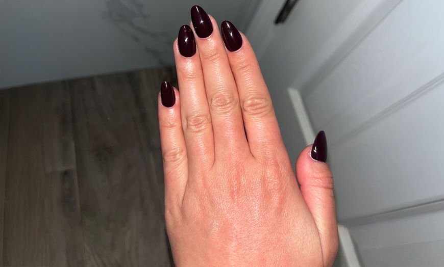 Image 21: Classic or Structured Gel Manicure or X Extensions (Solid Color Only)
