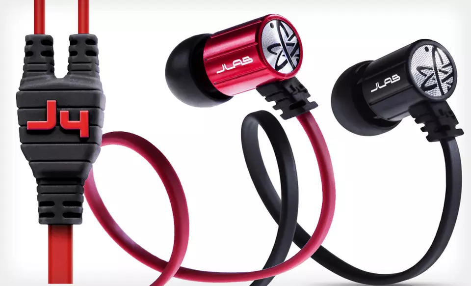 $19.99 for JLab JBuds J4 Tangle-Free Headphones ($89.95 List Price). Four Colors Available. Free Shipping and Returns. - Primary Image