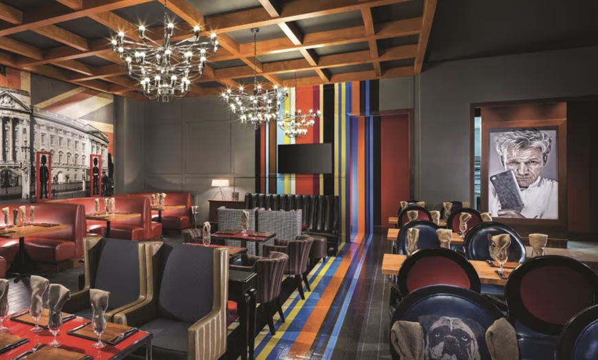 Image 2: Gordon Ramsay Pub & Grill Signature 3-Course Dinner + Wine at Caesars Palace - Up to 34% Off