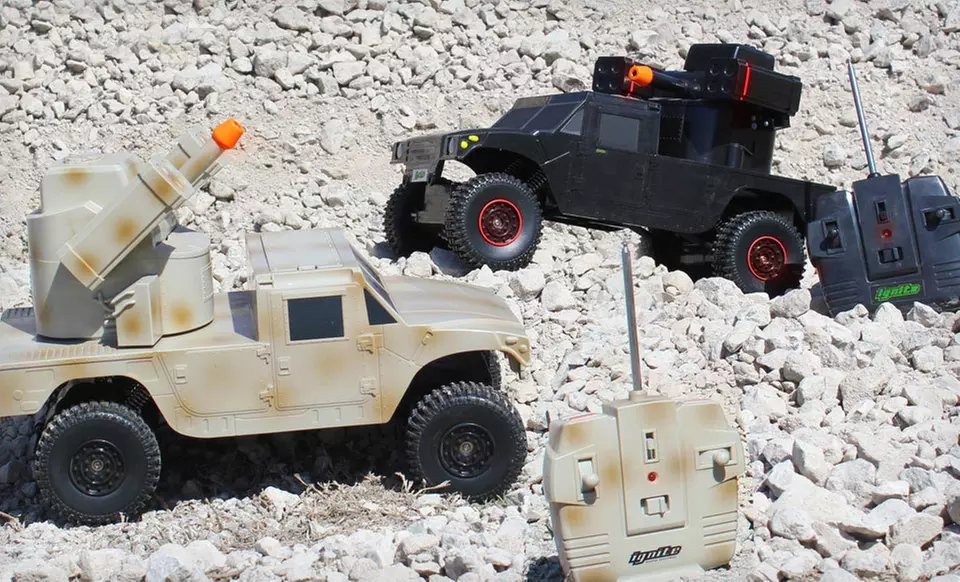 $34.99 for an Ignite Justice Dealer Airsoft RC Vehicle in Black or Camo ($49.97 List Price). Free Shipping and Returns. - Primary Image