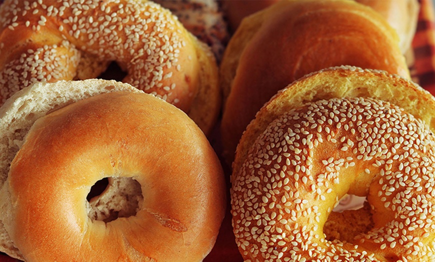 Image 1: Hot Fresh Rolled Bagels