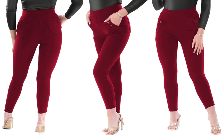 Image 6: Plus Size Smart Trousers