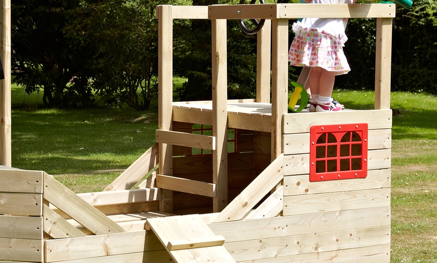 Image 3: TP Toys Pirate Wooden Playhouse