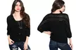 Women's Black Fashion Sweaters - Second Medium