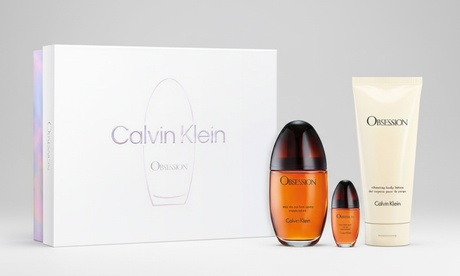 Obsession for Women, Gift Set (3.4 oz EDP Spray + 6.7 oz Body Lotion + .5 oz Mini EDP Spray)