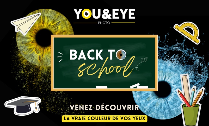 Image 1: Vos yeux, une œuvre d'art : capturez l'essence de votre iris