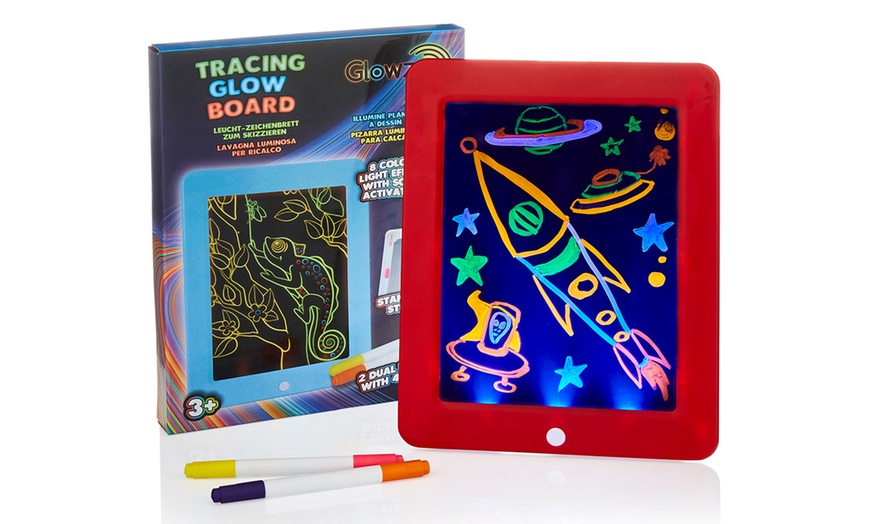 Image 6: Light Up Tracing Glow Board