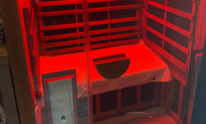 Image 2: One 30, 40, or 50-minute Sauna Session with 30 Minute Cold Plunge 