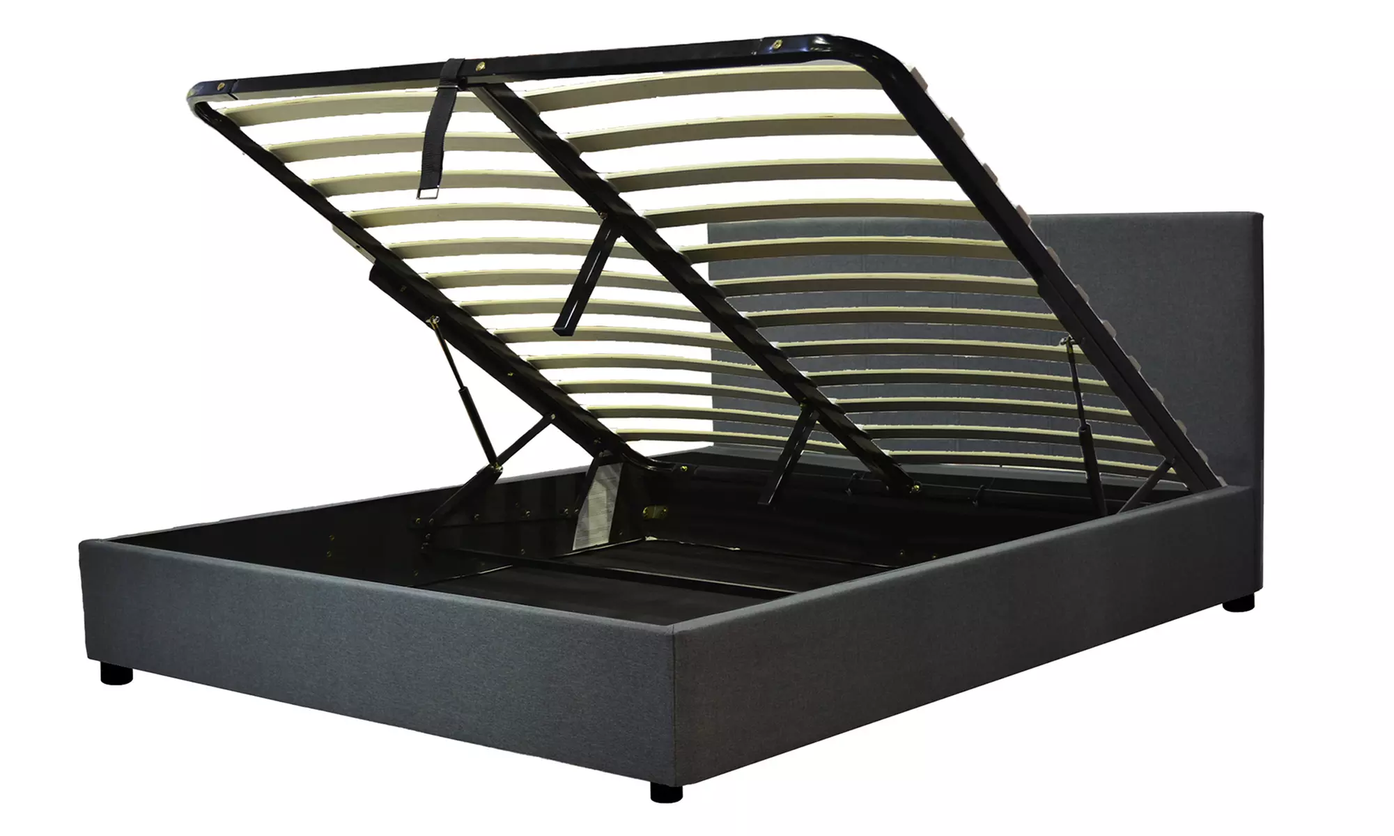 Canapé abatible de láminas y colchón opcional, de Sampur