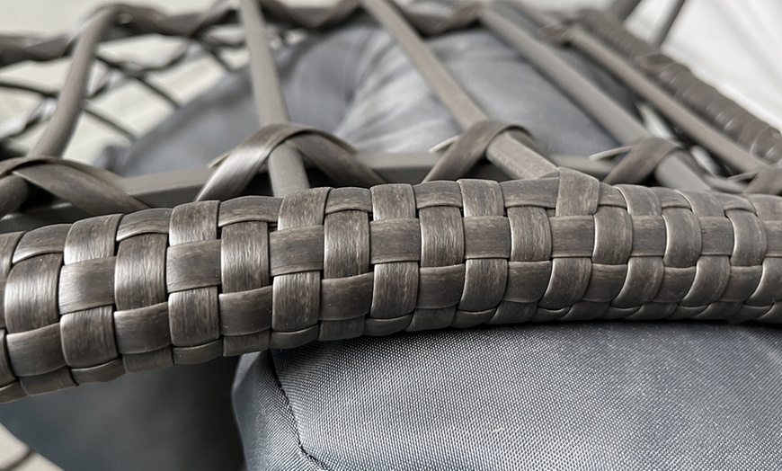 Image 6: Outdoor Rattan Standing Egg Chairs