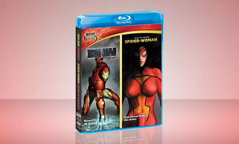 Marvel Knights: Iron Man and Spider-Woman Blu-ray Set. - Primary Image