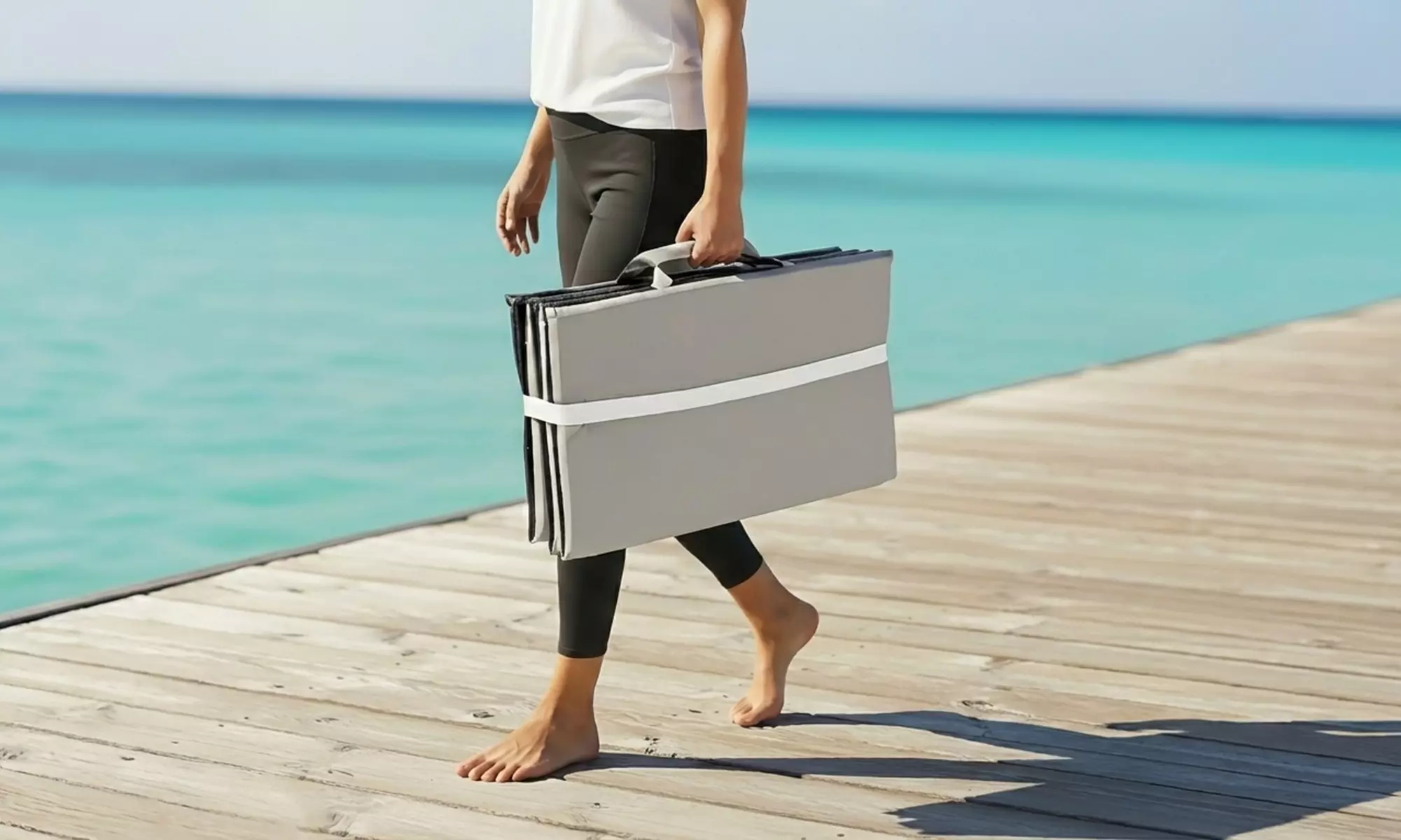 Faltbare Auflage für Sonnenliege