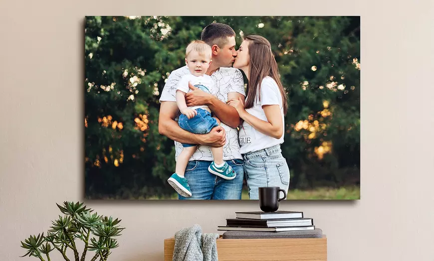 Image 1: Jouw foto op canvas