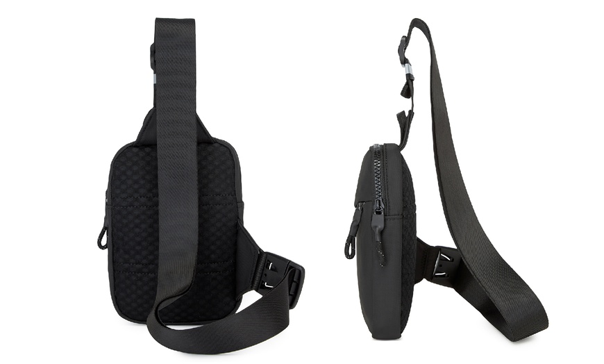 Image 39: Men's Lightweight Dalily Crossbody Bag 