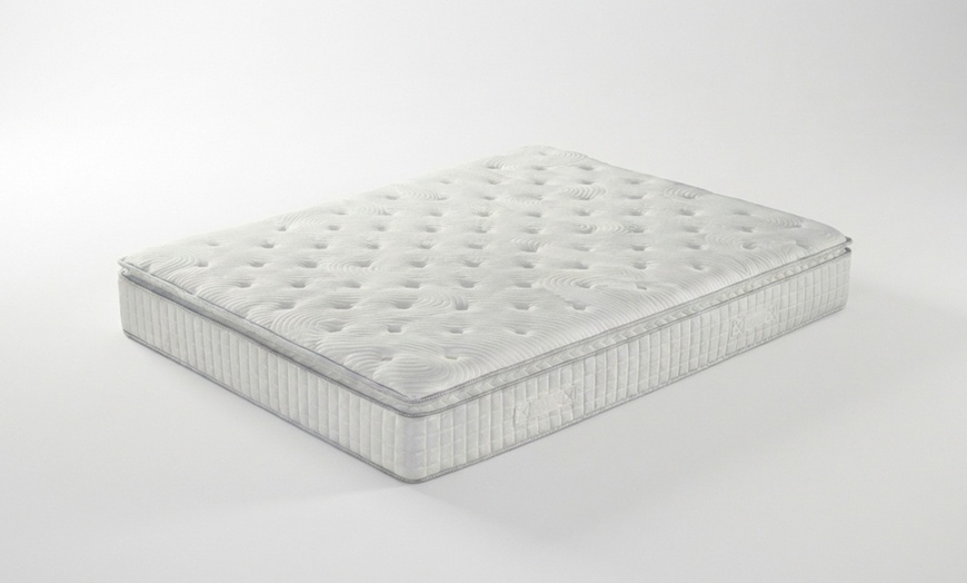 Image 2: Matelas Perle : mémoire de forme, ressorts ensachés et latex, Sampur 