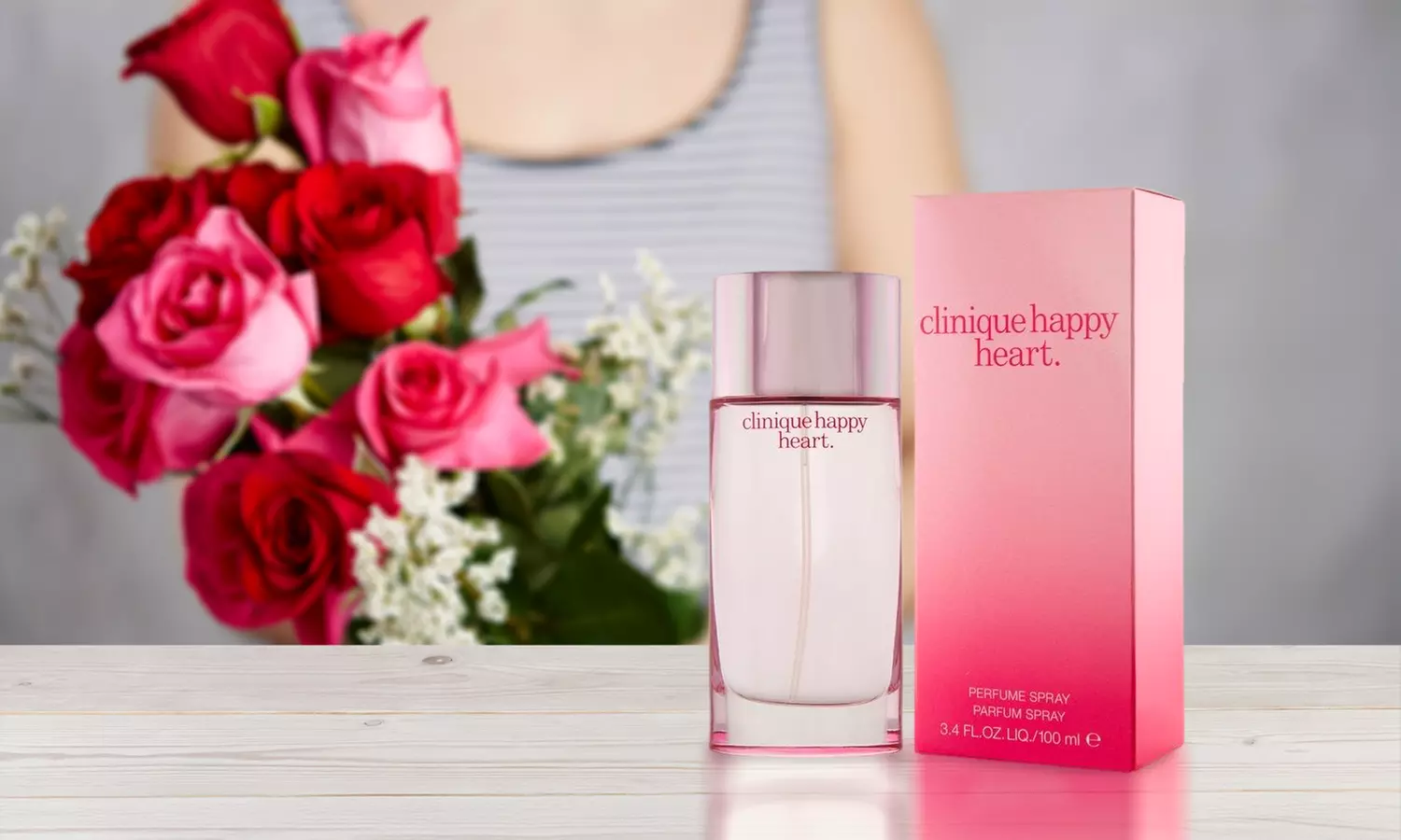 Clinique Happy Heart Parfum Spray for Women 3.4 Fl. Oz. 