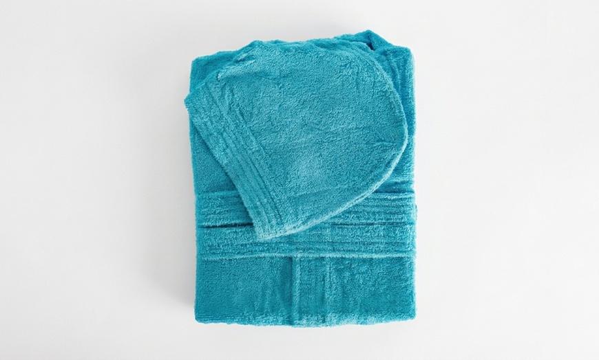 Image 7: Baby Terry Bathrobe with Hood 