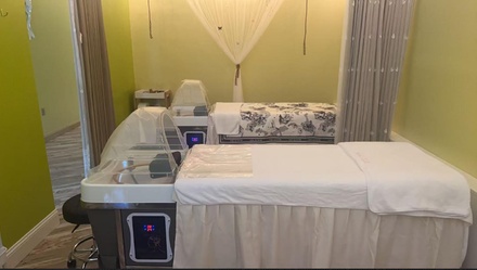 60 Min Signature Water Circulation Hair Scalp Therapy with Fumigation and Neck & Shoulder Massage - 8 and 8 Salon