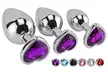 3Pcs ItBelongs2U Metal Jewelry Anal Plugs Trainer Beginners Advanced Users - Second Medium