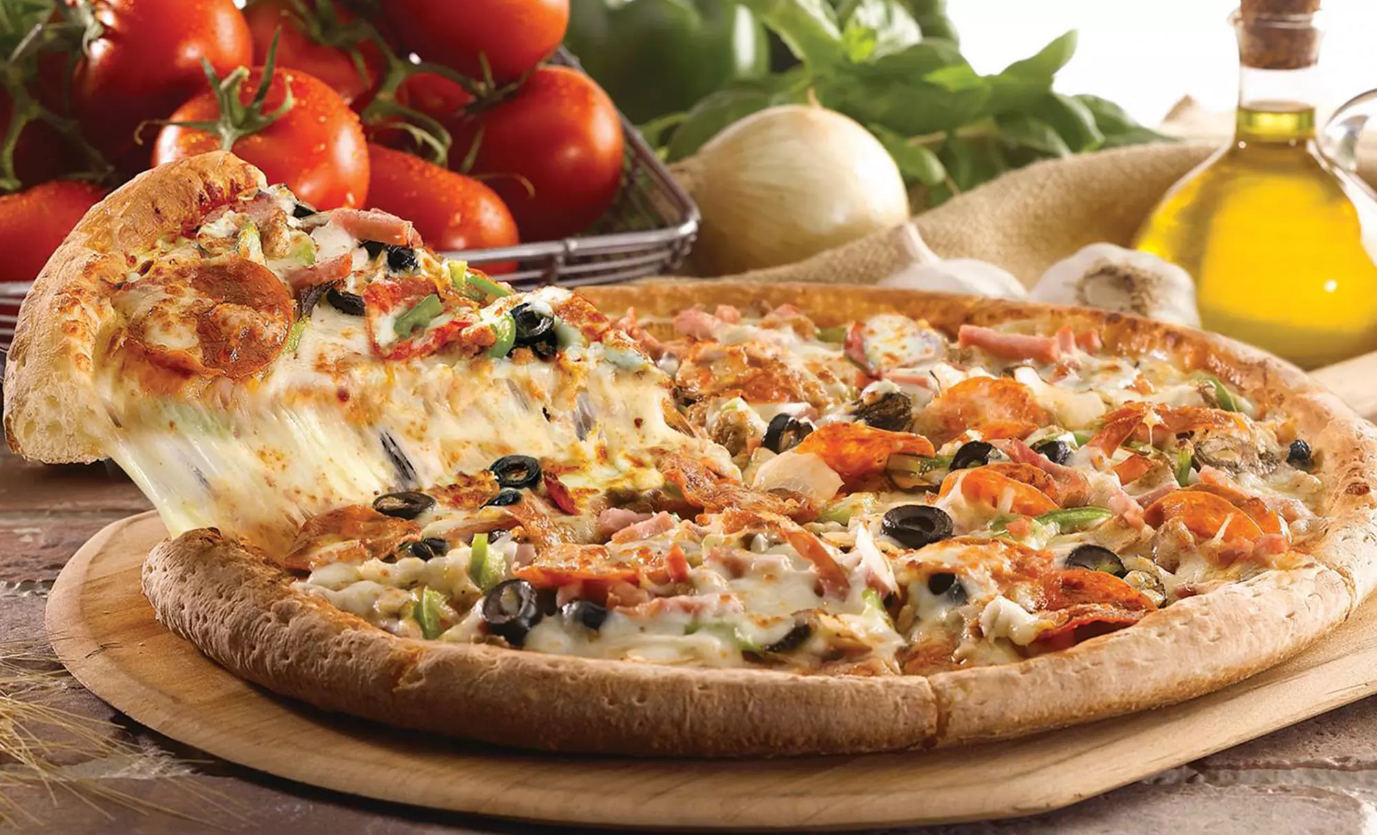 $13 for a Large Specialty or 5-Topping Pizza and IT'S-IT Ice Cream at Papa John's (Up to $25.73 Value)  - Primary Image