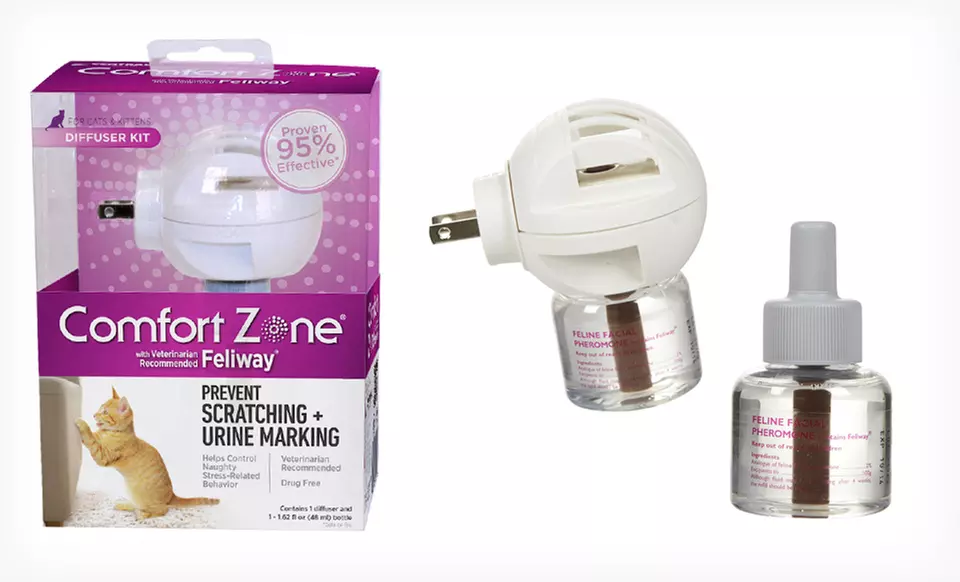 $22.99 for a Comfort Zone with Feliway Diffuser for Cats ($50.99 List Price). Free Shipping and Returns. - Second Medium