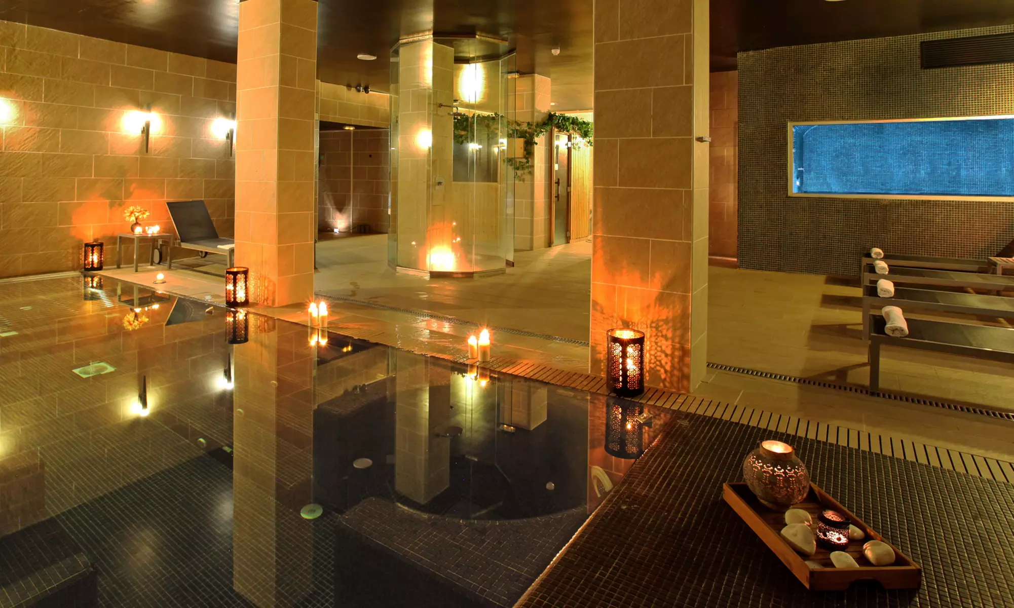 Circuito spa de 90 min para 1 o 2 personas con opción de masaje relax