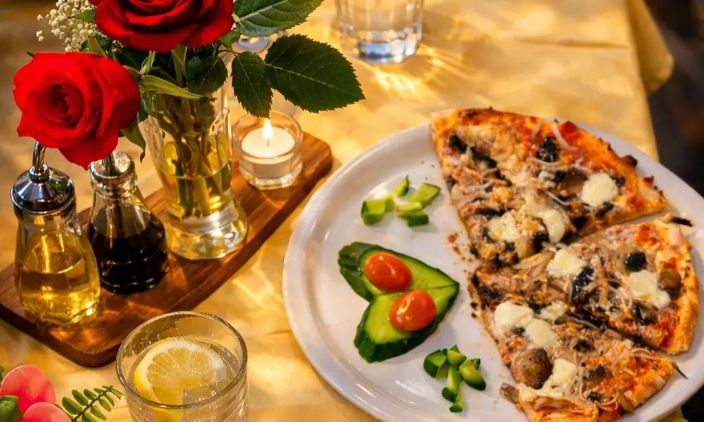 Eine Pizza oder Pasta wählen, eine kostenlos dazu bekommen