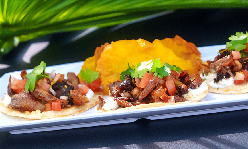 Image 5: $25, $50, $75 Towards Food or Hibiscus Jerk Wings & Choice of Drink!