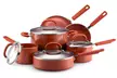 EarthPan II Eco-Friendly 10-Piece Nonstick-Cookware Set in Espresso or Terra Cotta. Free Returns. - Second Medium