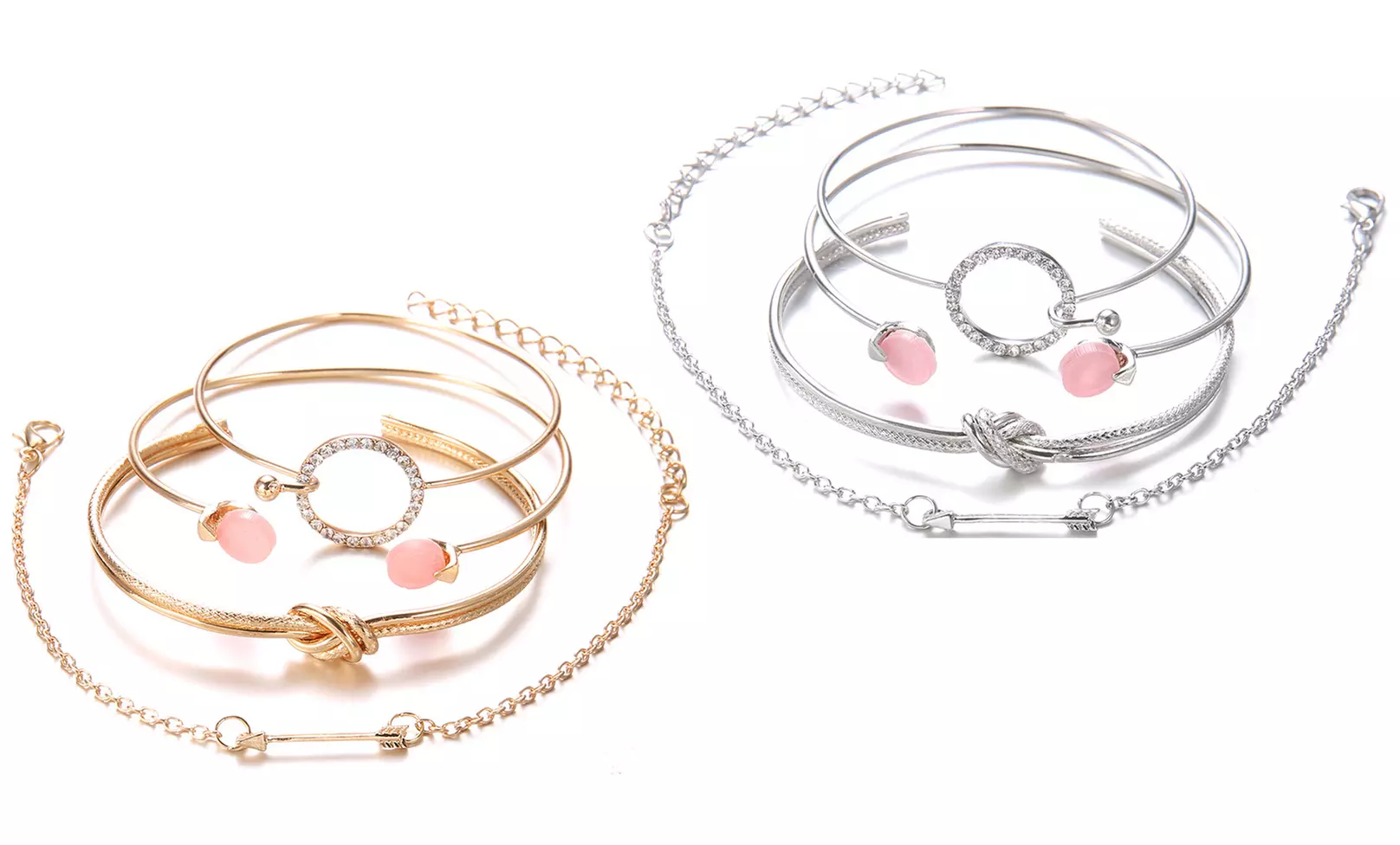 1 of 2 sets van 4 armbanden