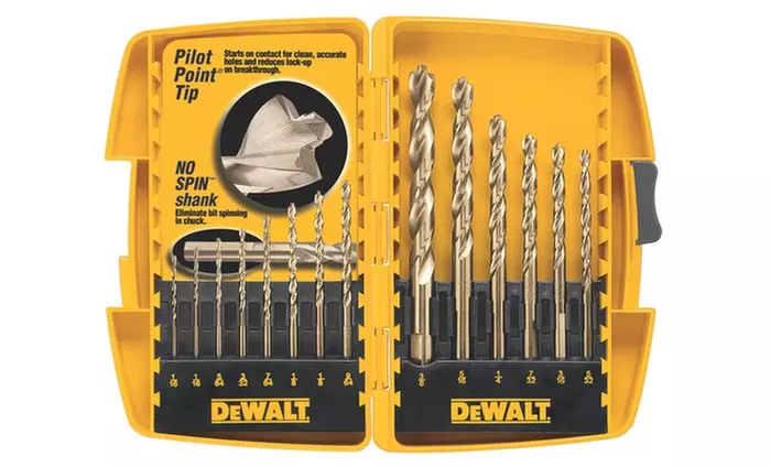 Dewalt 34-Piece Impact Driver Bit Set and 14-Piece Drill Bit Set. Free Returns. - Second Medium