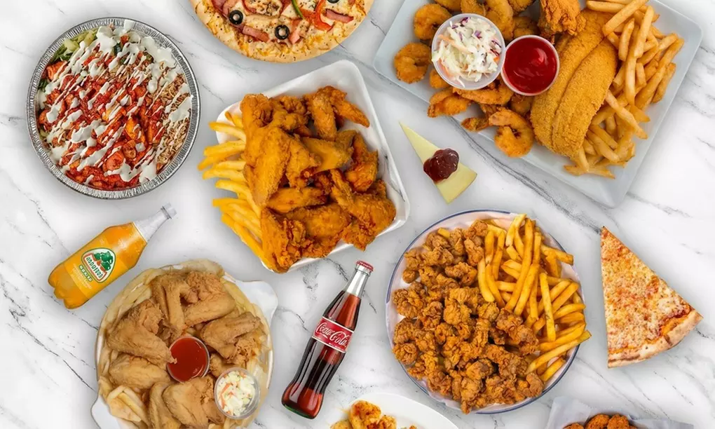 Crispy Fish, Chicken & Wings Combos for 1, 2, 4 or Party Packs
