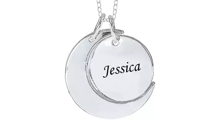 One, Two, or Three I Love You to the Moon and Back Necklaces from MonogramHub (Up to 85% Off) - Second Medium