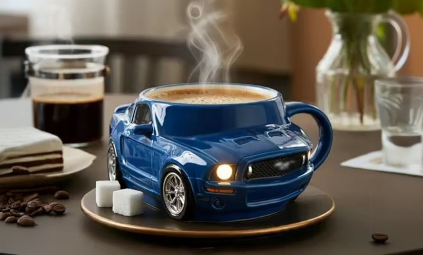 Image 4: Novelty Car-Shaped Coffee Cup