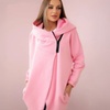 Image 6: Women’s Casual Hooded Fleece-lined Solid Color Sweatshirt Jacket