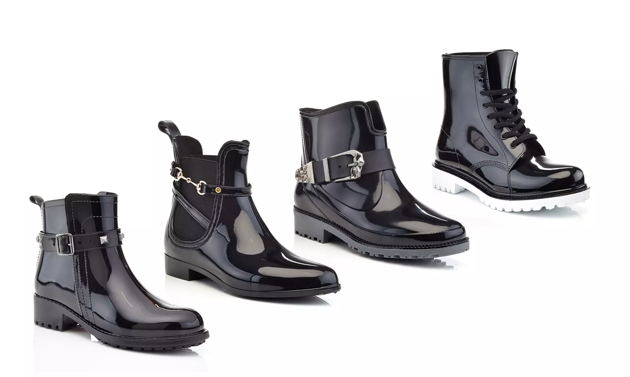 Women's Combat Rockers Waterproof Rain Booties - Primary Image