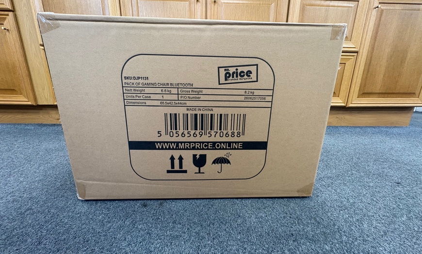 Image 14: Bluetooth Rocker Gaming Chair