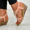 Image 12: Women's Floral Wedge Sandals
