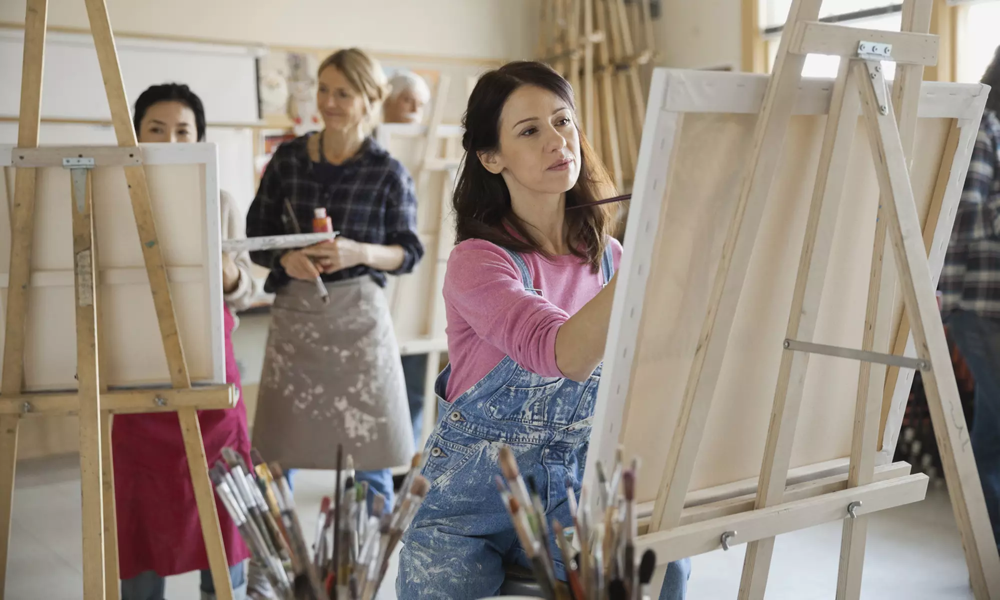 3,5 Std. Malkurs inkl. Materialien für 1 oder 2 Personen im Atelier by Maryna Zaitseva (42% sparen*) - Primary Image