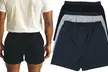ToBeInStyle Men's Three-Pack 100% Cotton Relaxed-Fit Knit Boxer Shorts - Second Medium